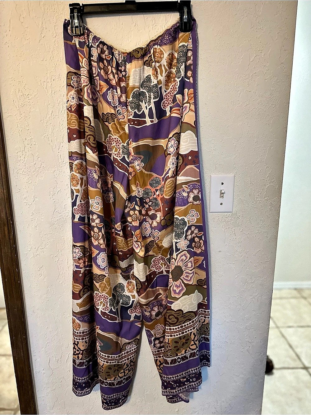 SPELL Dancing Valley Pant Floral Wide Leg Pants XL NWT